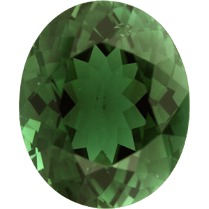 Turmalin grün Ovalschliff