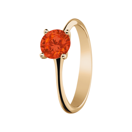 Basel Feueropal orange in Roségold