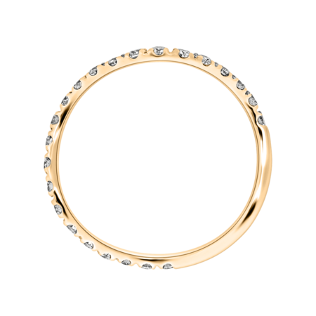 Memoire Ring Wave in Roségold