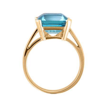 Ring Blue Mountain in Roségold