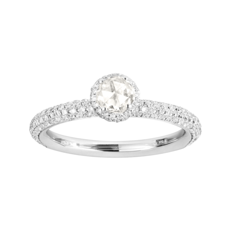 Ring Romance Pavé in Weißgold