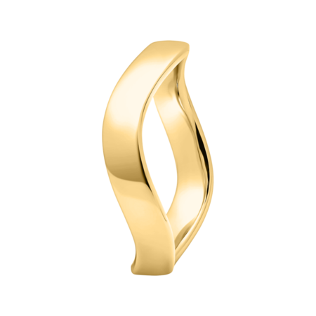 Ring Wave 3,5 mm in Gelbgold