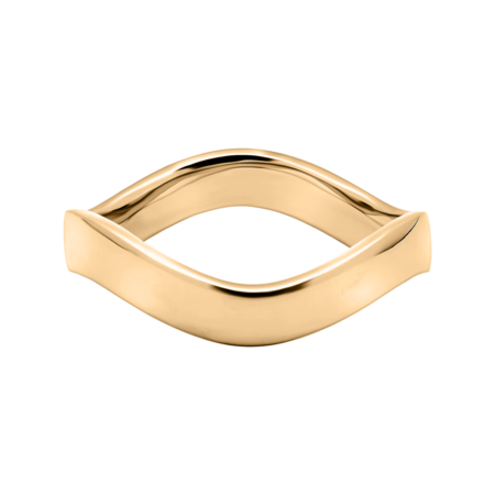 Ring Wave 3,5 mm in Roségold
