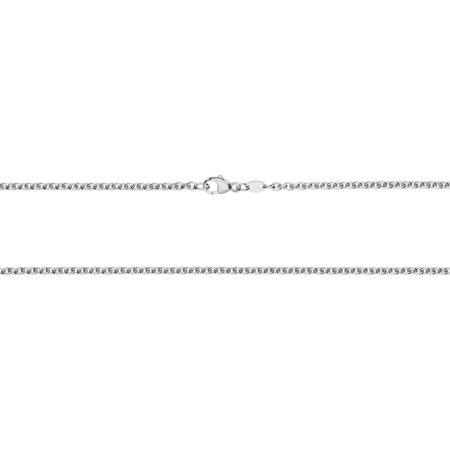 Anchor Chain Necklace in Platinum