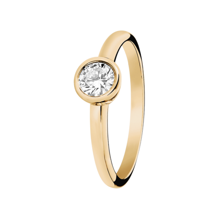 Diamond Ring Vienna 0.5 carat in Rose Gold