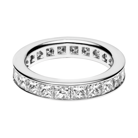 Eternity Ring Macao in White Gold