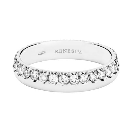 Eternity Ring Oxford in White Gold