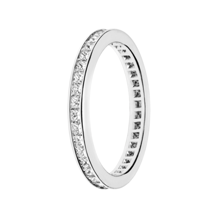 Eternity Ring Siena in White Gold