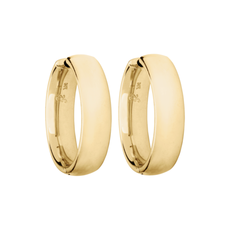 Hoop Earring Classics in Yellow Gold