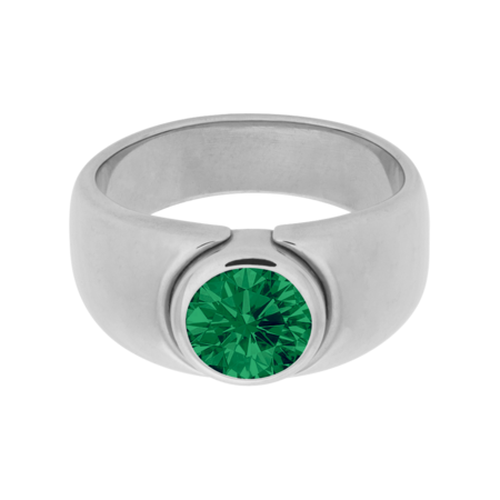 Mantua Emerald green in Platinum