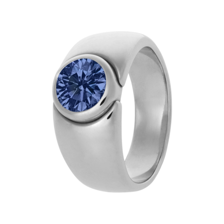 Mantua Tanzanite blue in White Gold