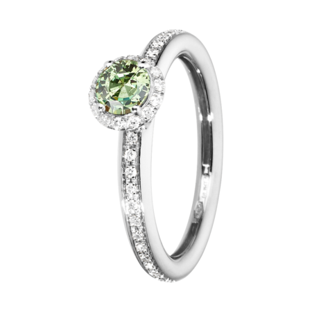 Ring Romance in White Gold