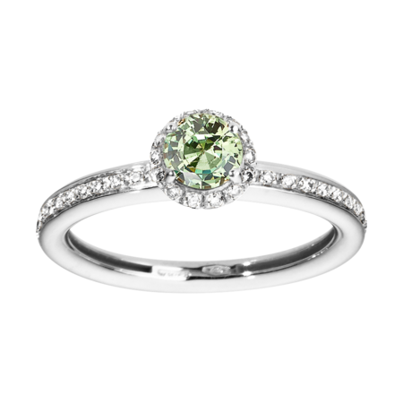 Ring Romance in White Gold