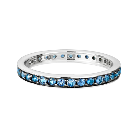 Romance Eternity Ring in White Gold
