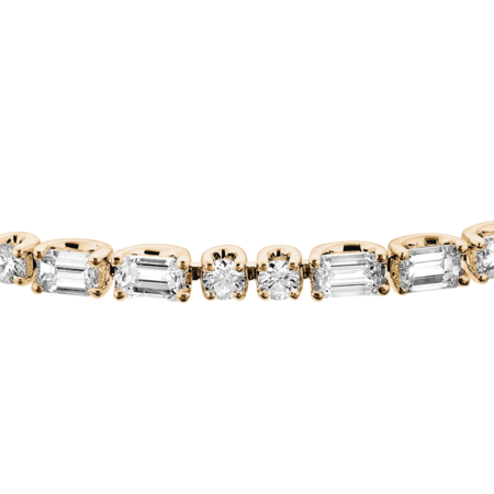 Tennis Bracelet IV in Rose Gold