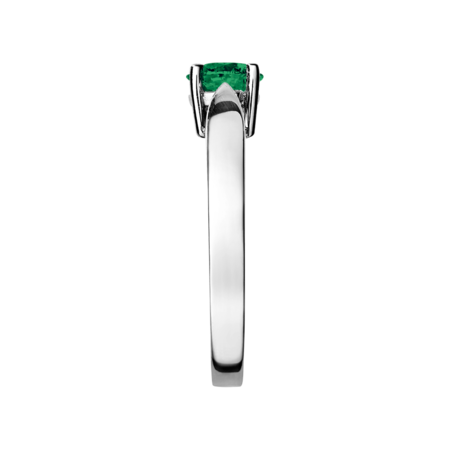 Vancouver Emerald green in White Gold