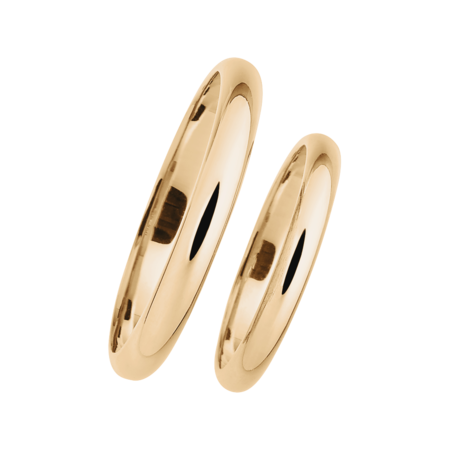 Wedding Rings Classic I in Rose Gold