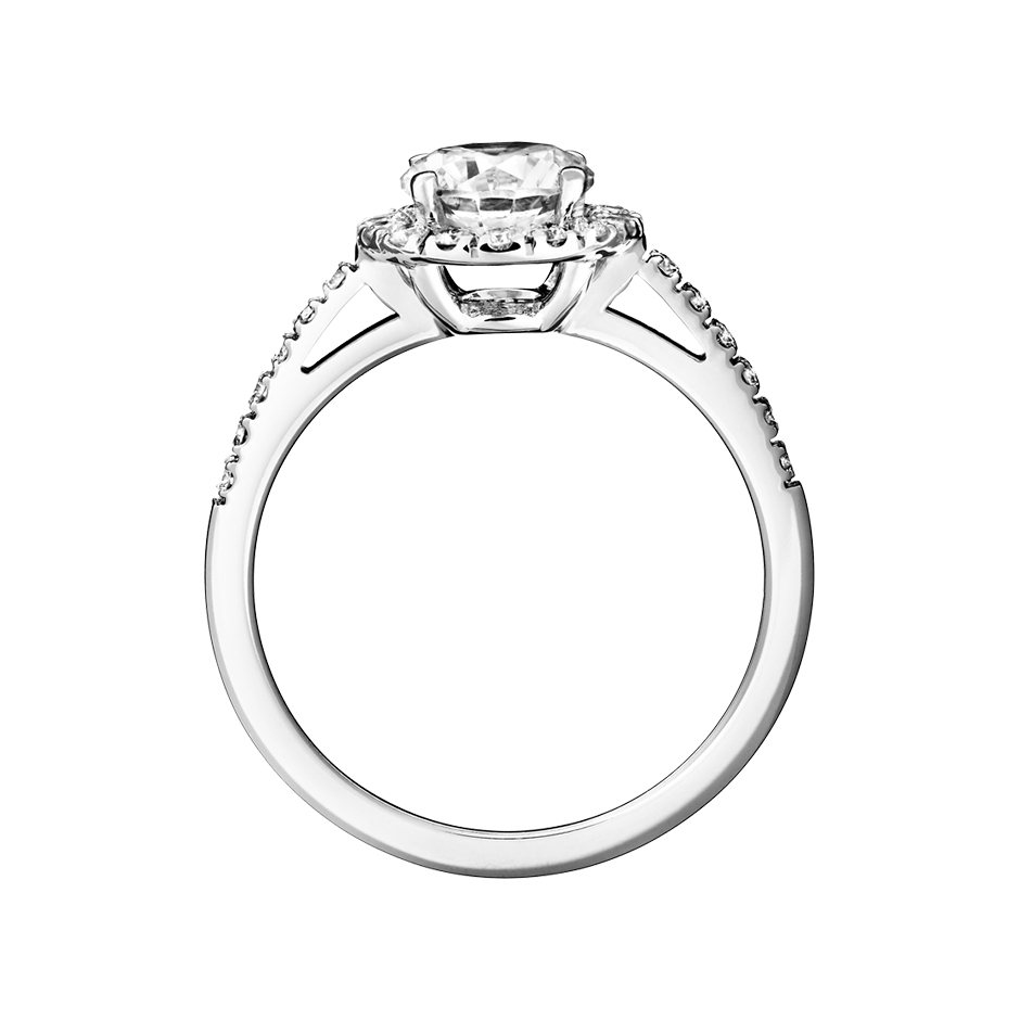 Diamond Ring Prague 0.75 carat in Platinum