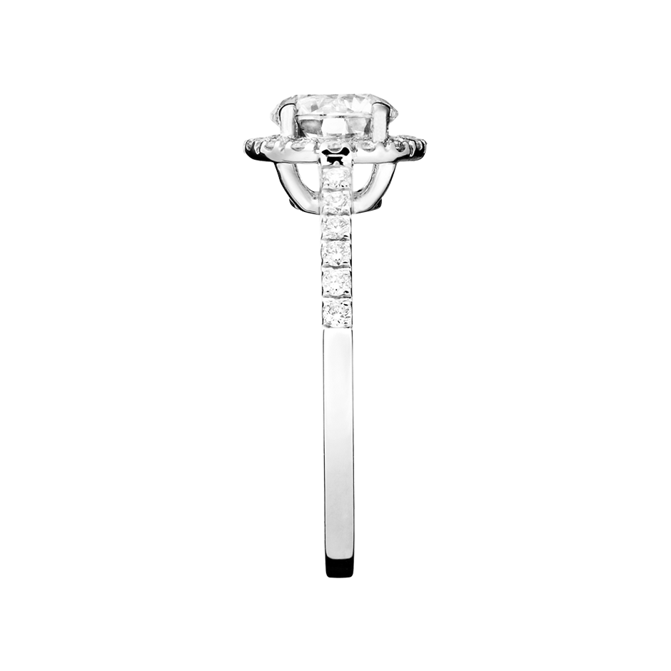 Diamond Ring Prague 0.75 carat in Platinum