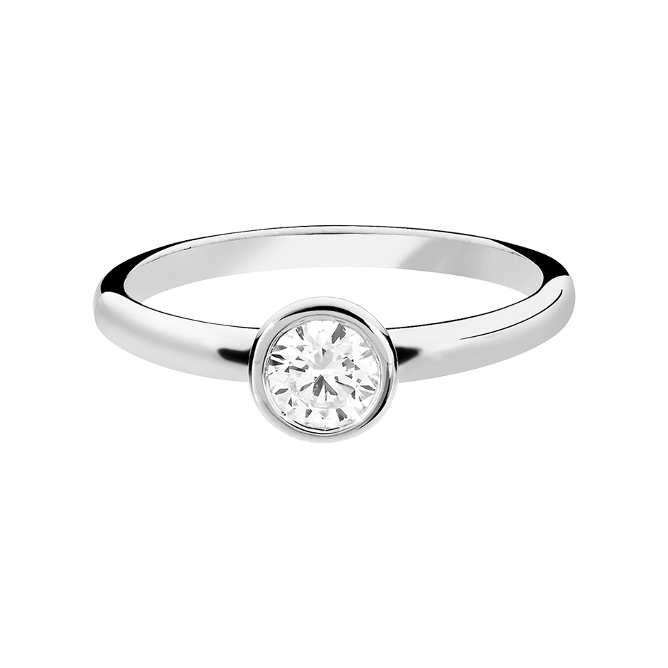 Diamond Ring Vienna 0.5 carat in Platinum