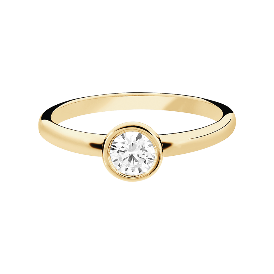 Diamond Ring Vienna 0.5 carat in Rose Gold