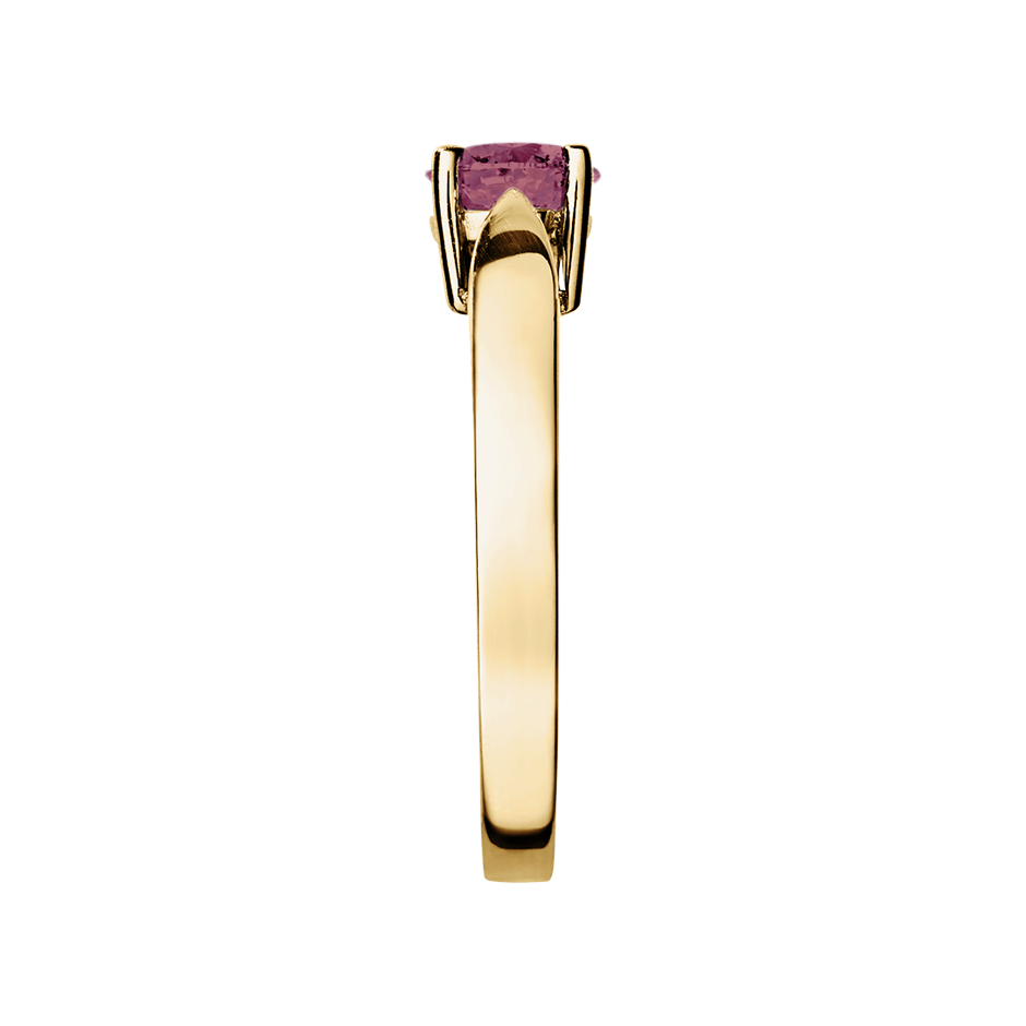 Vancouver Tourmaline pink in Yellow Gold