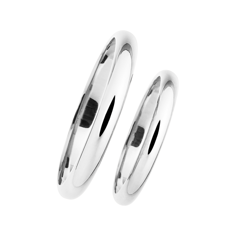 Wedding Rings Classic I in Platinum