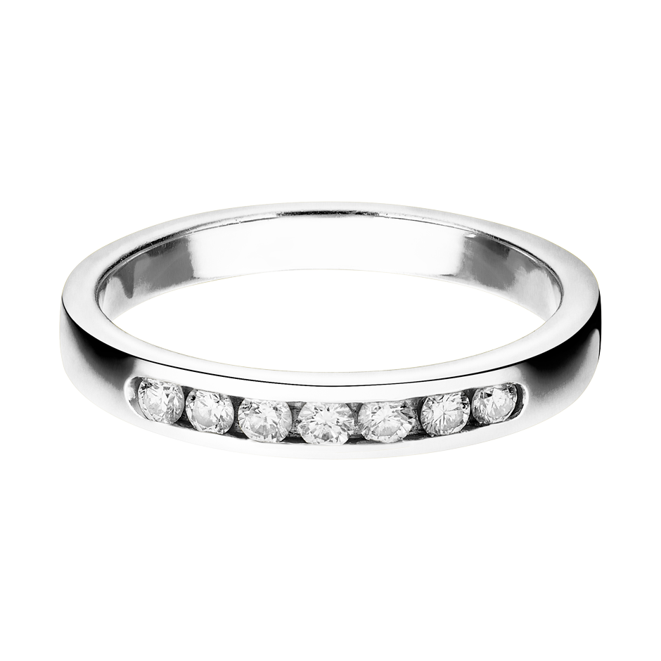 Wedding Rings with Eternity Ring Tallinn in Platinum